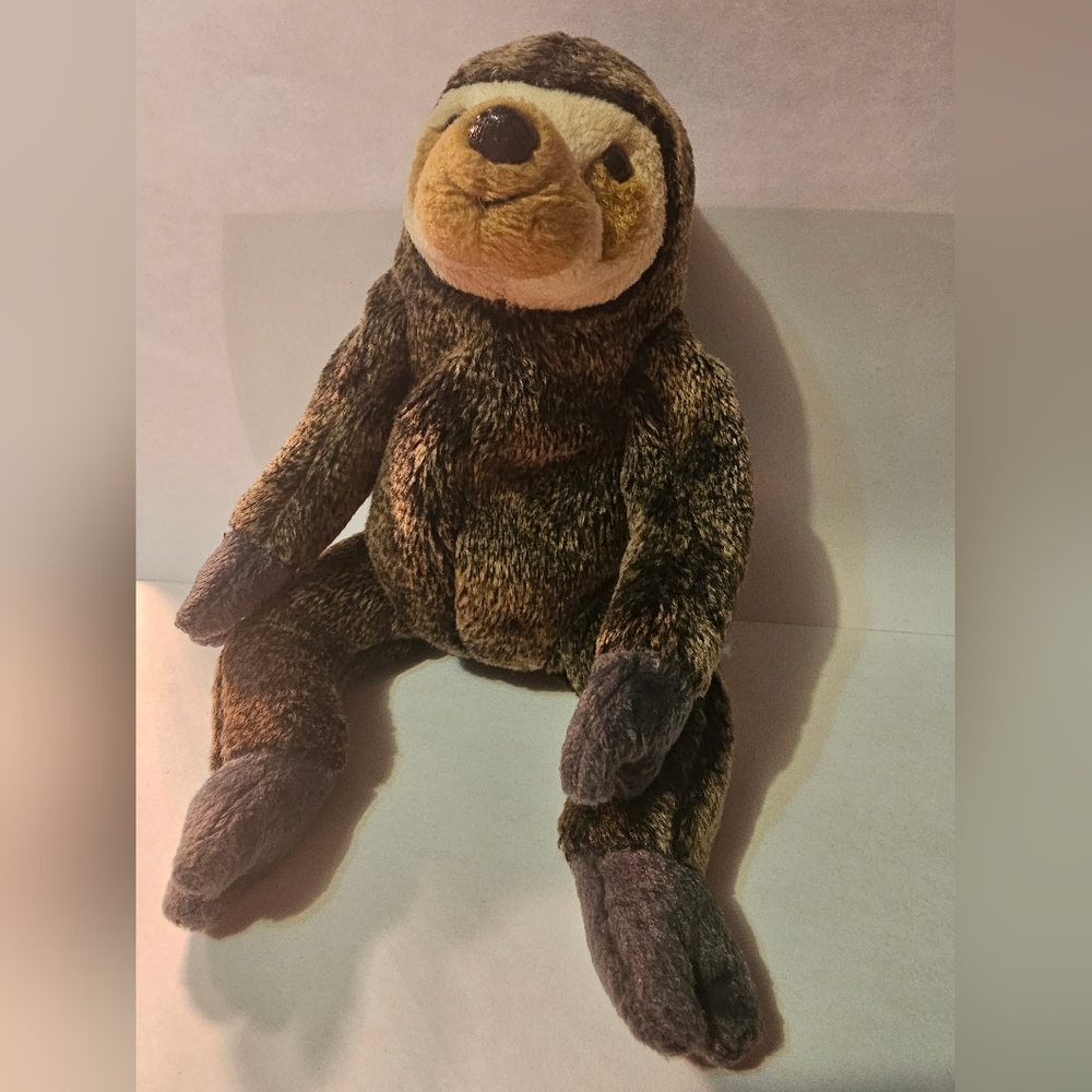 Slowpoke Sloth the Beanie baby collectible plush 90s toy ty without Tags kids